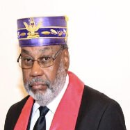 Portrait of S.G.I.G. Arlin P. Jackson 33°, Illustrious Grand Treasurer, Miami Consistory No. 26