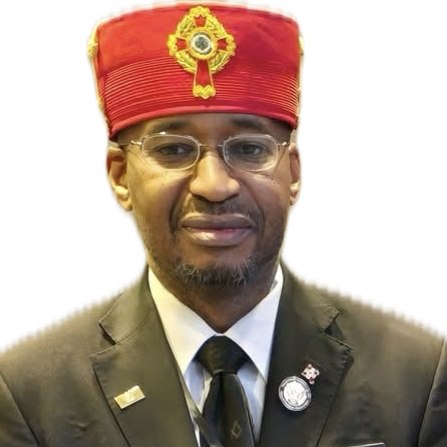 Portrait of K.C. Derrick Evans 32°, Illustrious Assistant Grand Webmaster, King Solomon Consistory No. 20